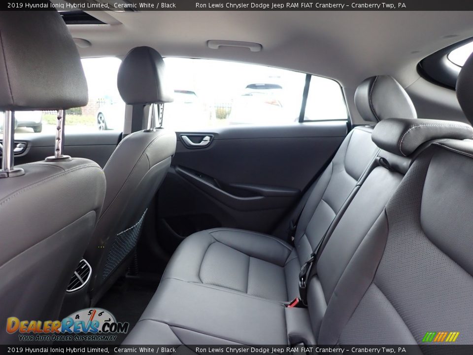 Rear Seat of 2019 Hyundai Ioniq Hybrid Limited Photo #13
