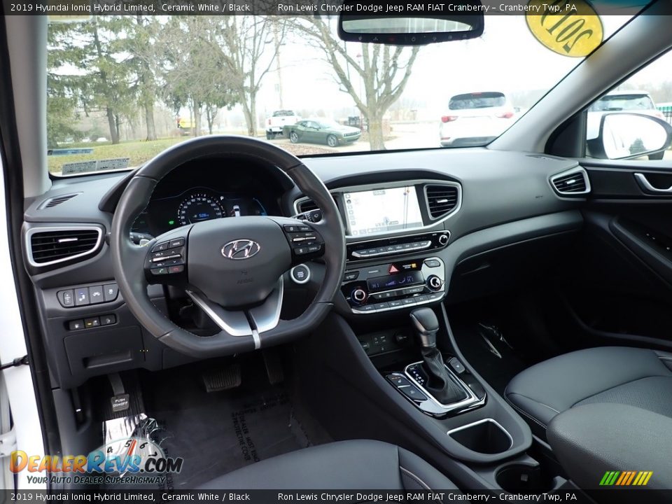 Dashboard of 2019 Hyundai Ioniq Hybrid Limited Photo #14