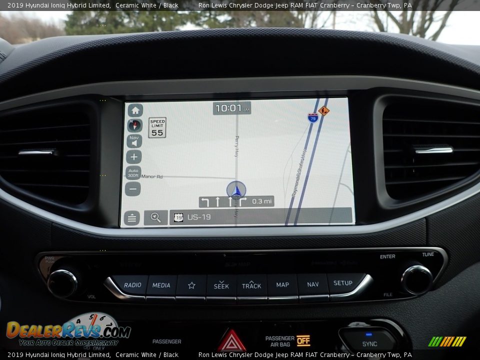 Navigation of 2019 Hyundai Ioniq Hybrid Limited Photo #17