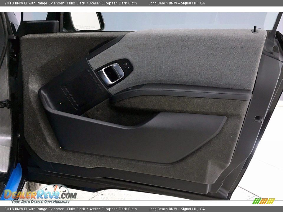 2018 BMW i3 with Range Extender Fluid Black / Atelier European Dark Cloth Photo #24