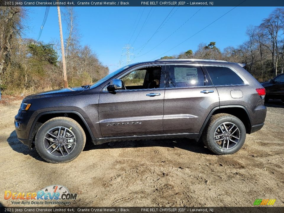 2021 Jeep Grand Cherokee Limited 4x4 Granite Crystal Metallic / Black Photo #4