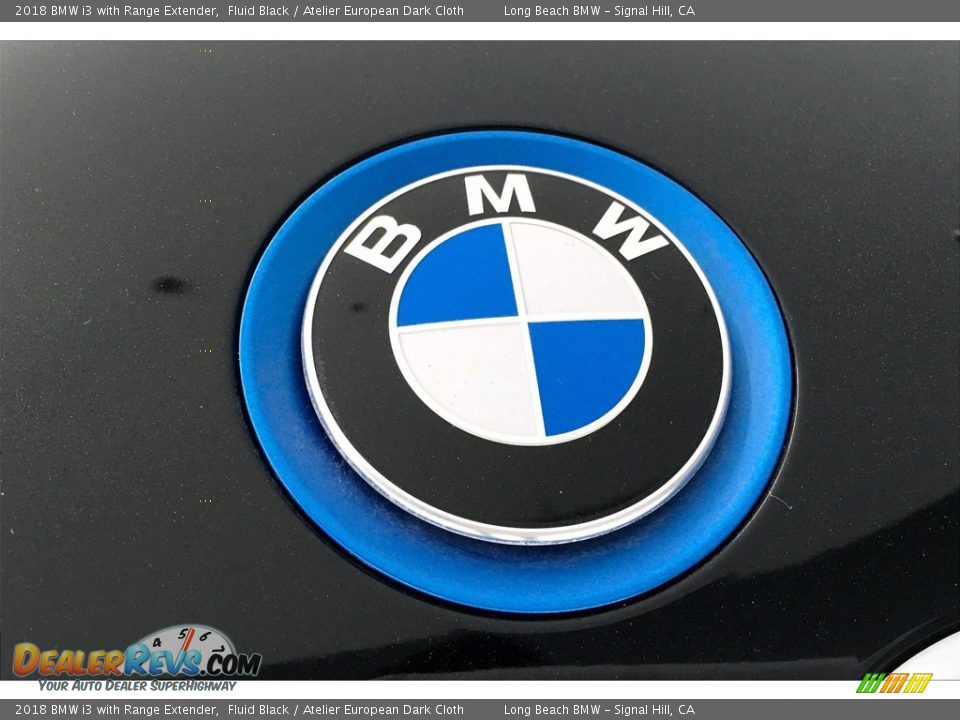 2018 BMW i3 with Range Extender Fluid Black / Atelier European Dark Cloth Photo #32