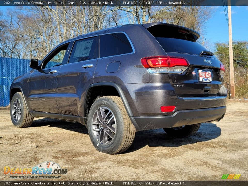 2021 Jeep Grand Cherokee Limited 4x4 Granite Crystal Metallic / Black Photo #6