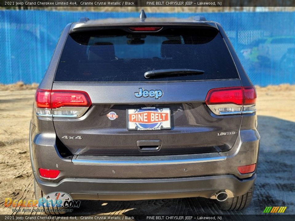 2021 Jeep Grand Cherokee Limited 4x4 Granite Crystal Metallic / Black Photo #7