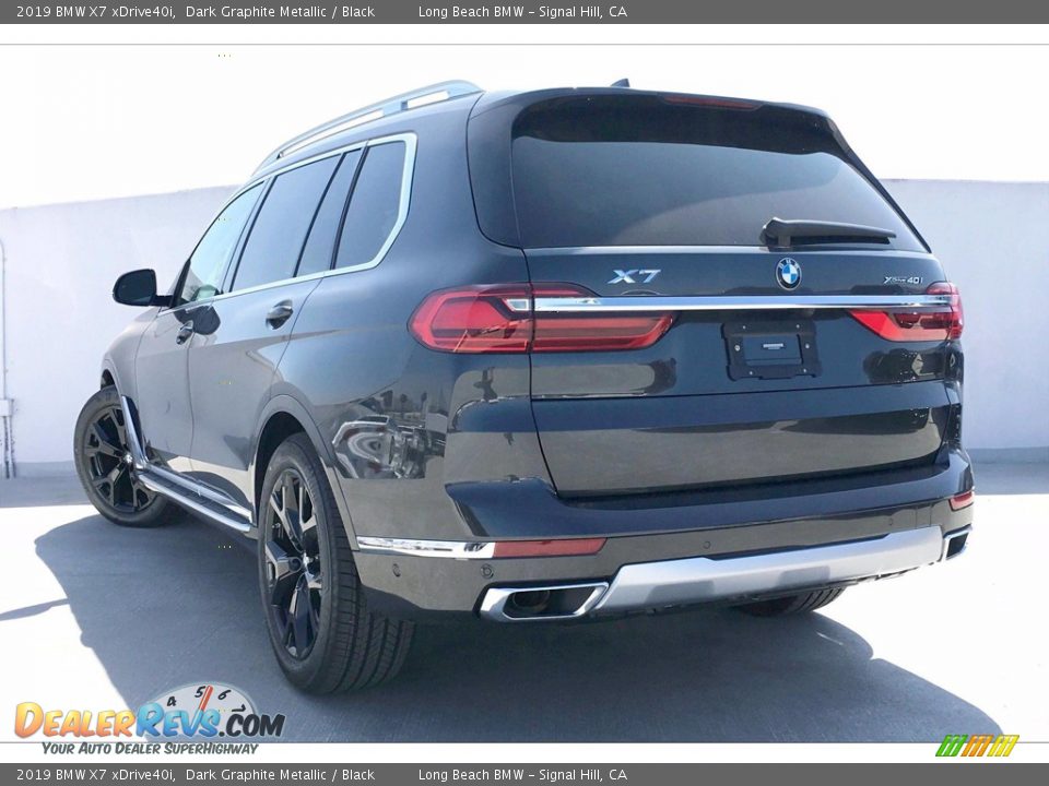 2019 BMW X7 xDrive40i Dark Graphite Metallic / Black Photo #2