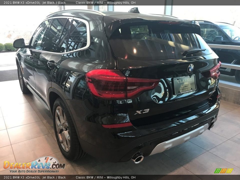 2021 BMW X3 xDrive30i Jet Black / Black Photo #2