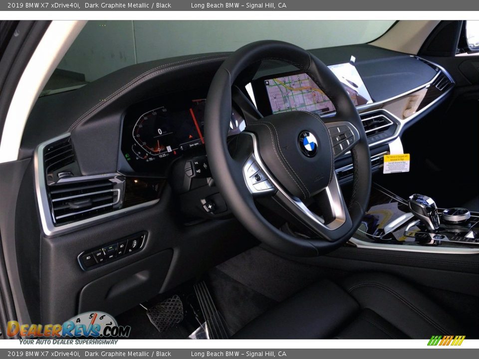 2019 BMW X7 xDrive40i Dark Graphite Metallic / Black Photo #4