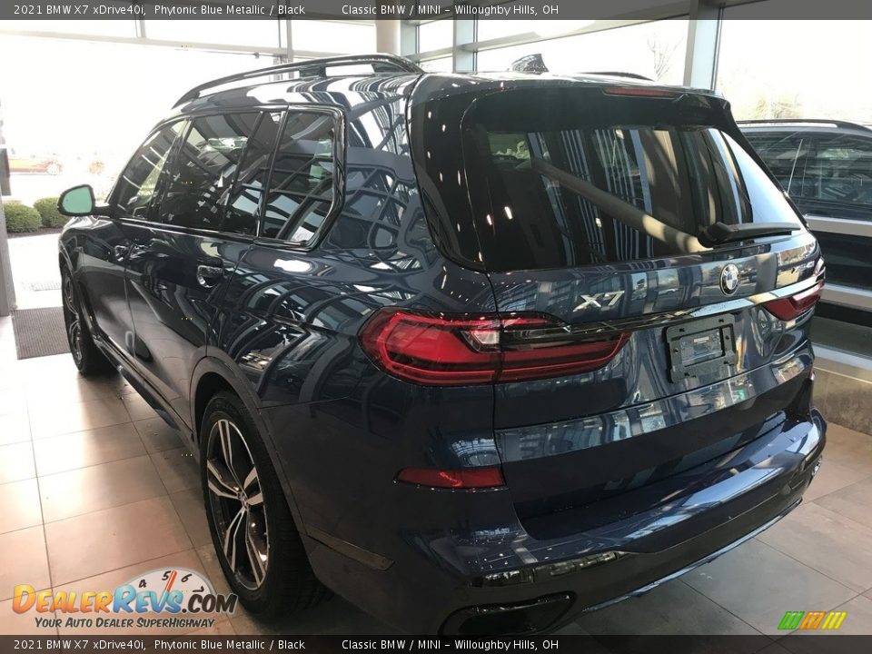 2021 BMW X7 xDrive40i Phytonic Blue Metallic / Black Photo #2