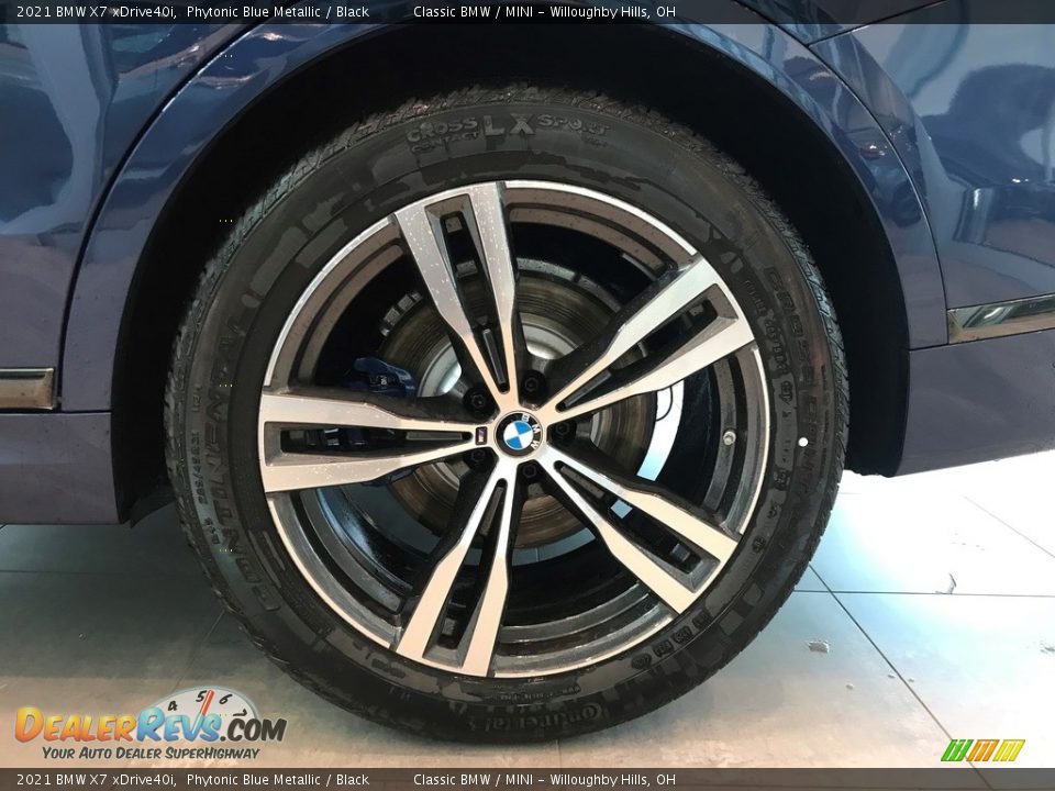 2021 BMW X7 xDrive40i Phytonic Blue Metallic / Black Photo #6