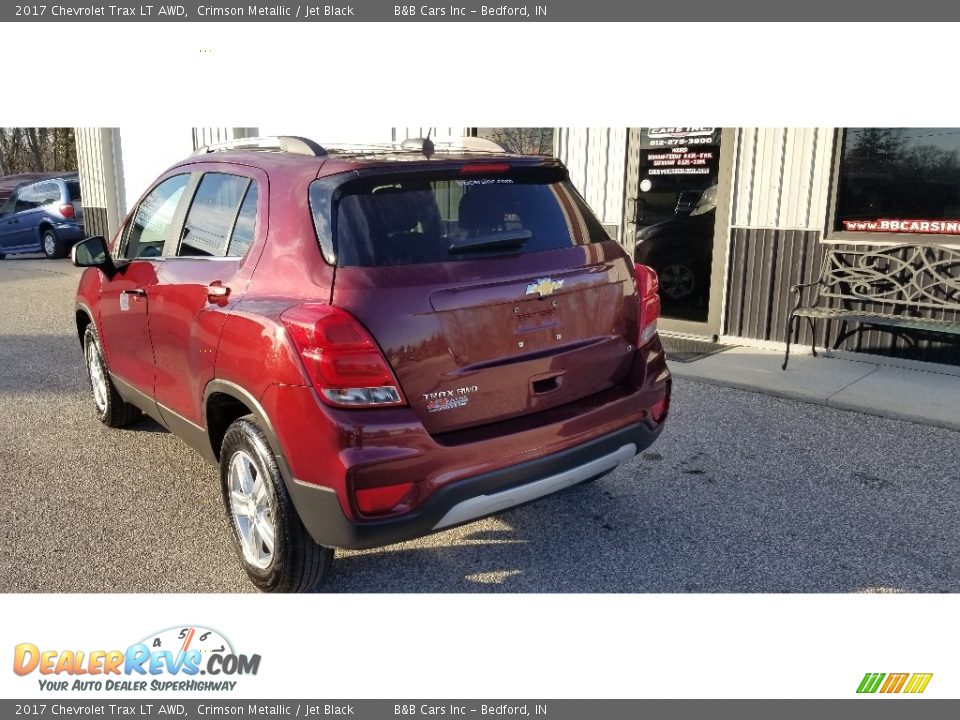 2017 Chevrolet Trax LT AWD Crimson Metallic / Jet Black Photo #4