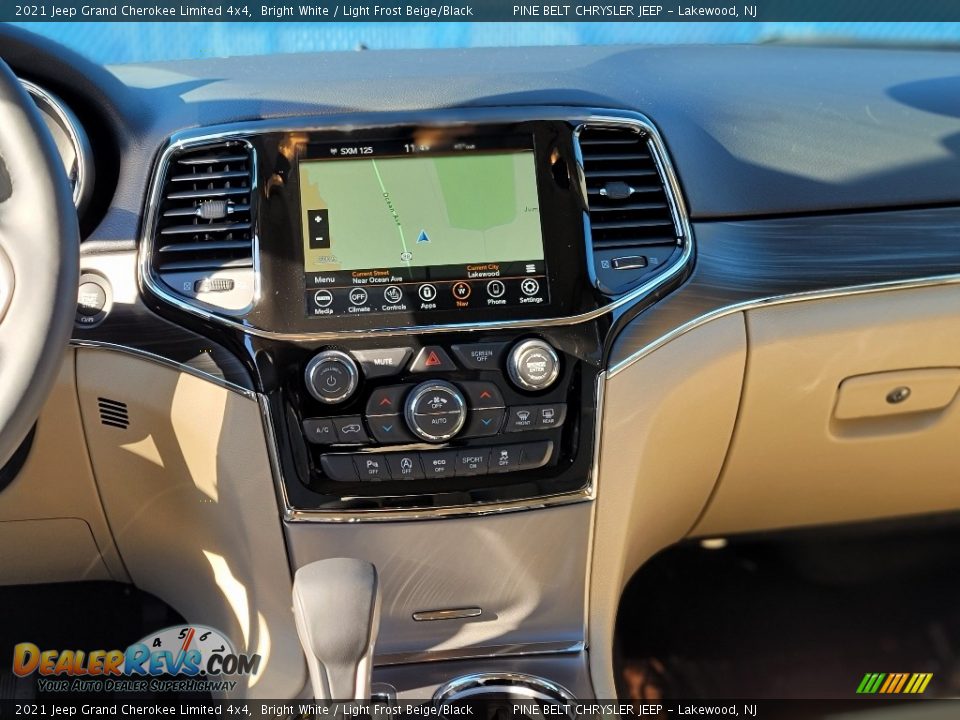 2021 Jeep Grand Cherokee Limited 4x4 Bright White / Light Frost Beige/Black Photo #10