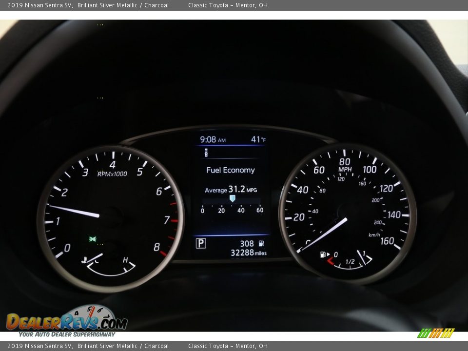 2019 Nissan Sentra SV Brilliant Silver Metallic / Charcoal Photo #6