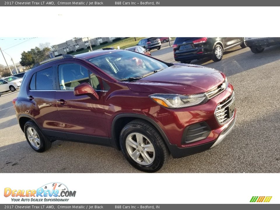 2017 Chevrolet Trax LT AWD Crimson Metallic / Jet Black Photo #6