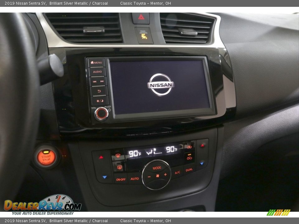 2019 Nissan Sentra SV Brilliant Silver Metallic / Charcoal Photo #7