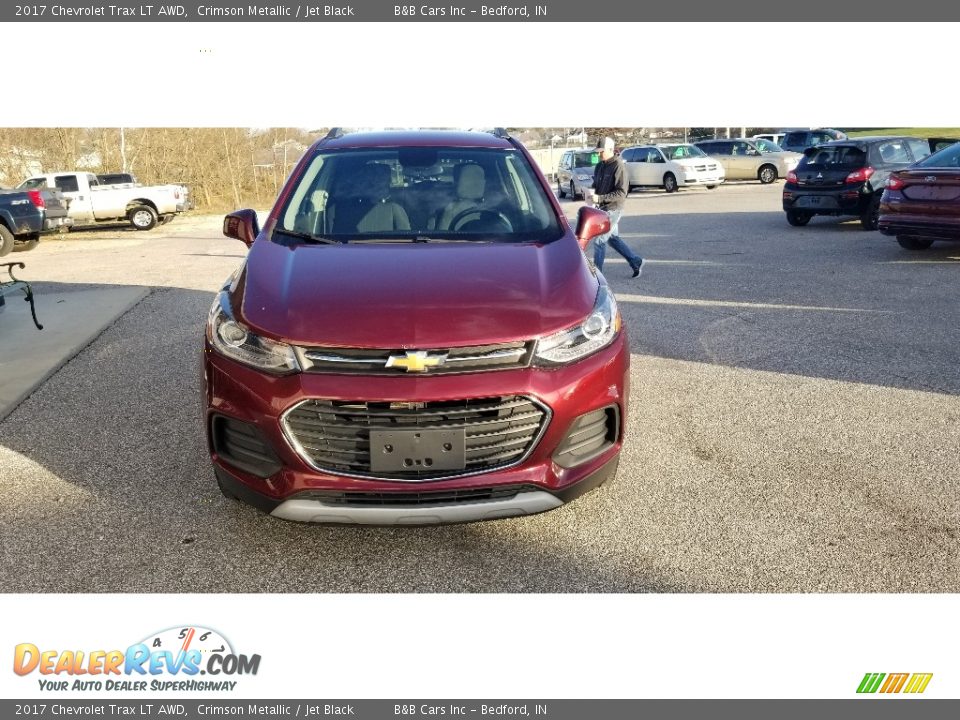 2017 Chevrolet Trax LT AWD Crimson Metallic / Jet Black Photo #7