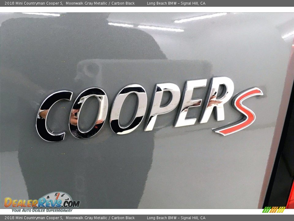 2018 Mini Countryman Cooper S Moonwalk Gray Metallic / Carbon Black Photo #7
