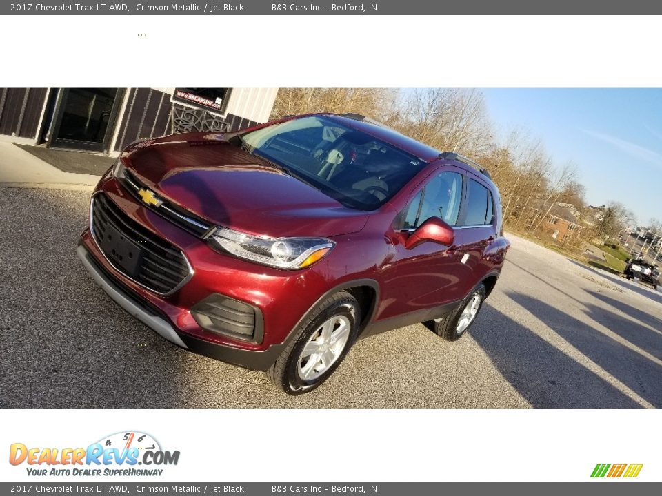 2017 Chevrolet Trax LT AWD Crimson Metallic / Jet Black Photo #8