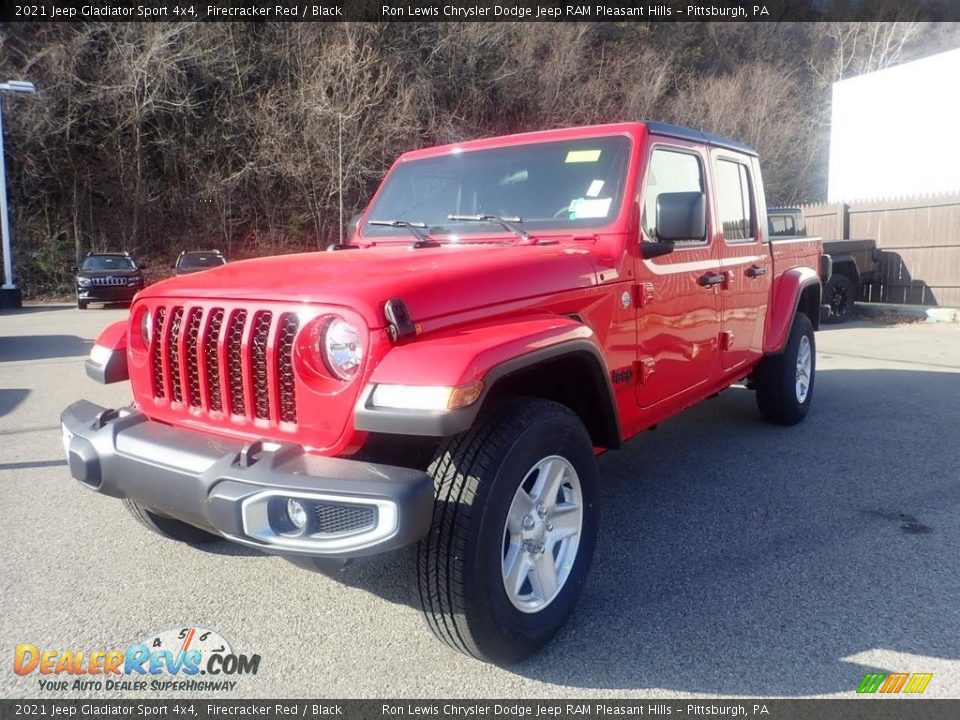 2021 Jeep Gladiator Sport 4x4 Firecracker Red / Black Photo #1