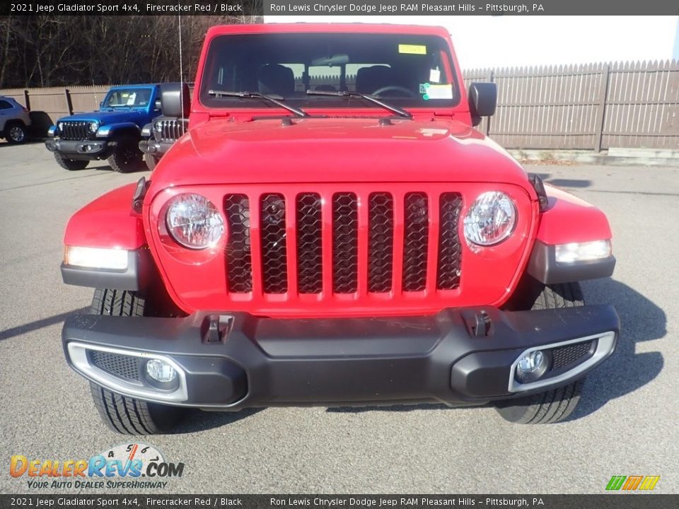 2021 Jeep Gladiator Sport 4x4 Firecracker Red / Black Photo #2