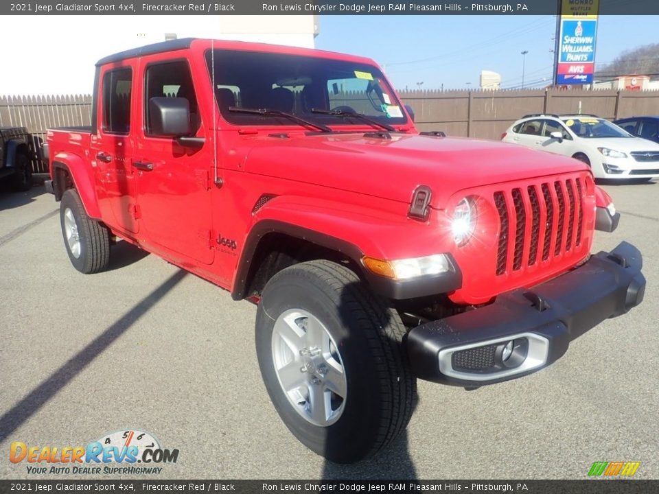 2021 Jeep Gladiator Sport 4x4 Firecracker Red / Black Photo #3