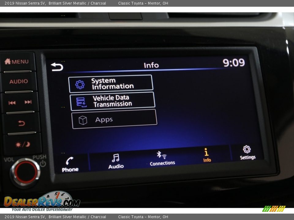 2019 Nissan Sentra SV Brilliant Silver Metallic / Charcoal Photo #13