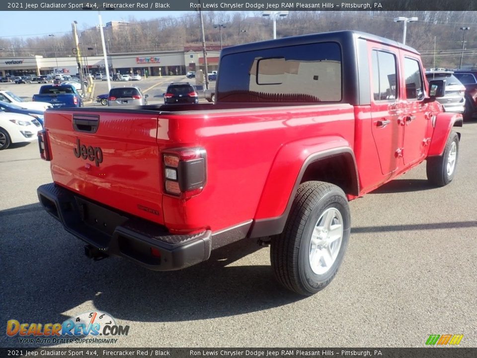 2021 Jeep Gladiator Sport 4x4 Firecracker Red / Black Photo #5