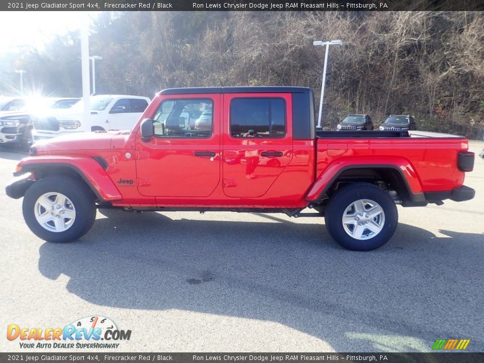 2021 Jeep Gladiator Sport 4x4 Firecracker Red / Black Photo #6