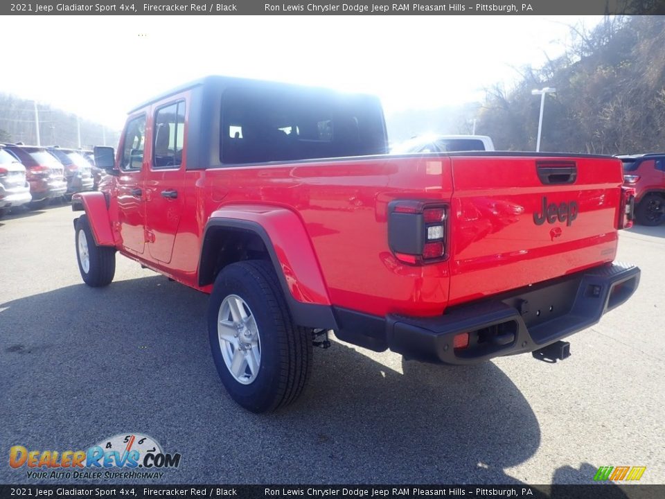 2021 Jeep Gladiator Sport 4x4 Firecracker Red / Black Photo #7