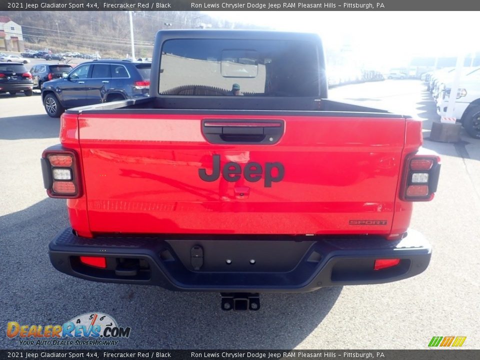 2021 Jeep Gladiator Sport 4x4 Firecracker Red / Black Photo #8