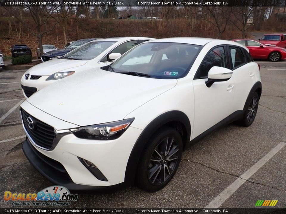 2018 Mazda CX-3 Touring AWD Snowflake White Pearl Mica / Black Photo #1