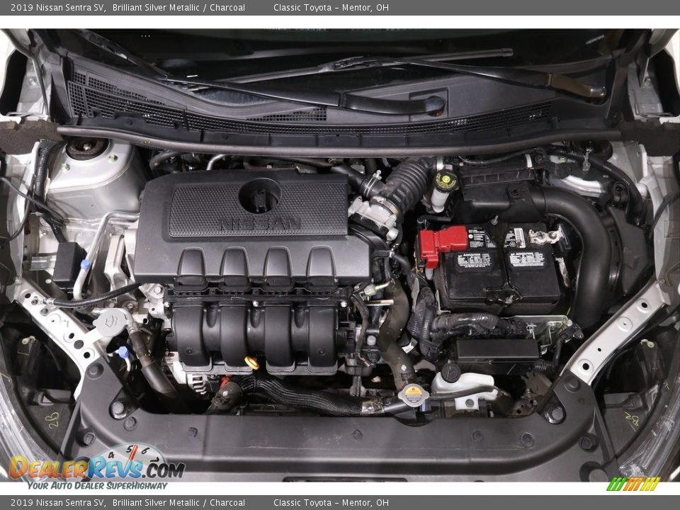 2019 Nissan Sentra SV Brilliant Silver Metallic / Charcoal Photo #22