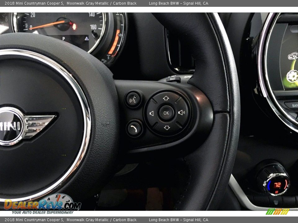 2018 Mini Countryman Cooper S Moonwalk Gray Metallic / Carbon Black Photo #19