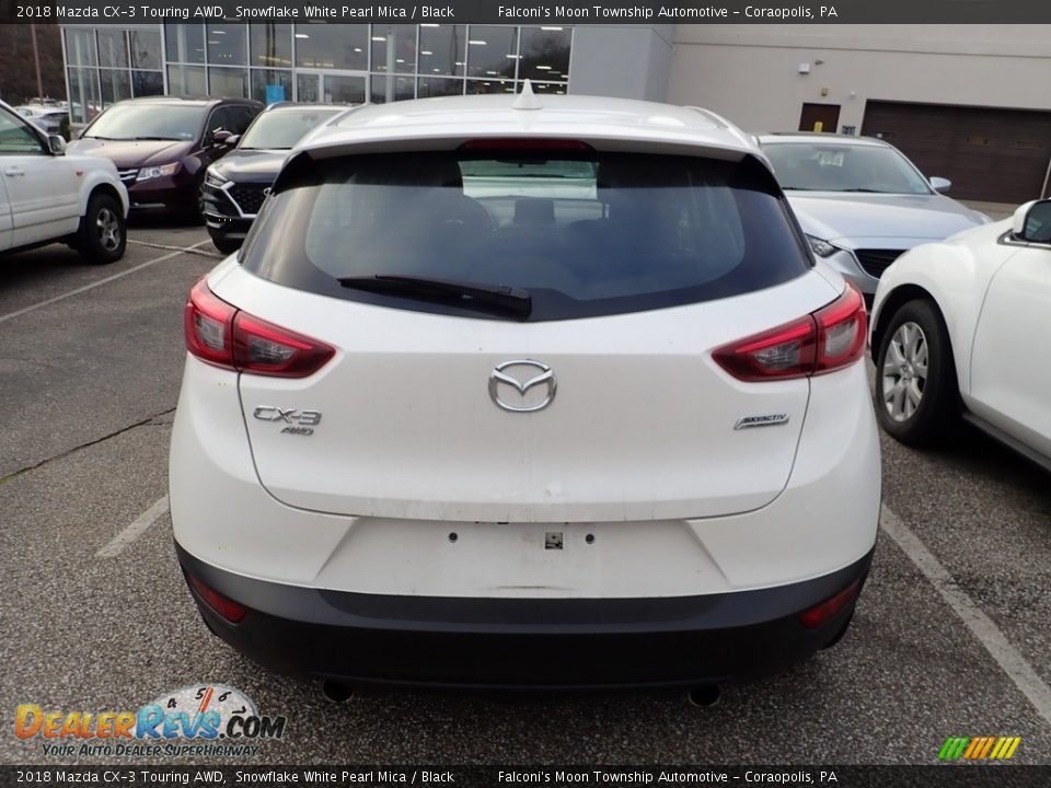 2018 Mazda CX-3 Touring AWD Snowflake White Pearl Mica / Black Photo #3