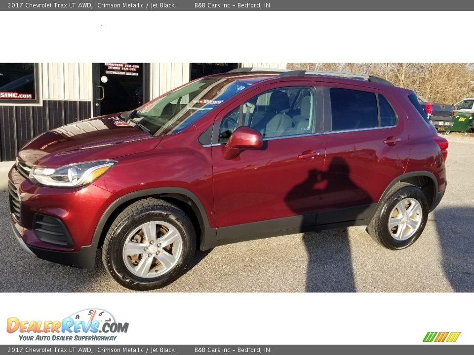 2017 Chevrolet Trax LT AWD Crimson Metallic / Jet Black Photo #23