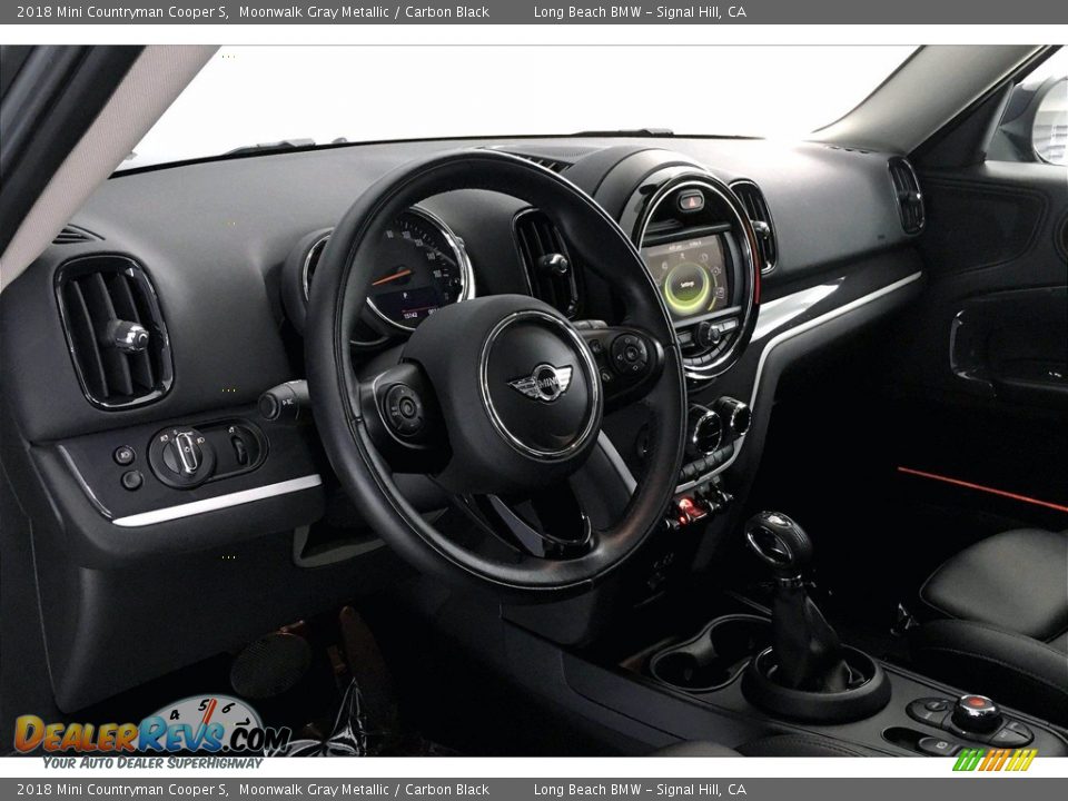 2018 Mini Countryman Cooper S Moonwalk Gray Metallic / Carbon Black Photo #21