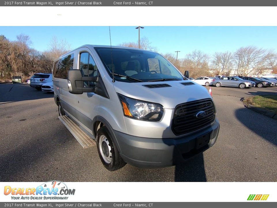 2017 Ford Transit Wagon XL Ingot Silver / Charcoal Black Photo #1