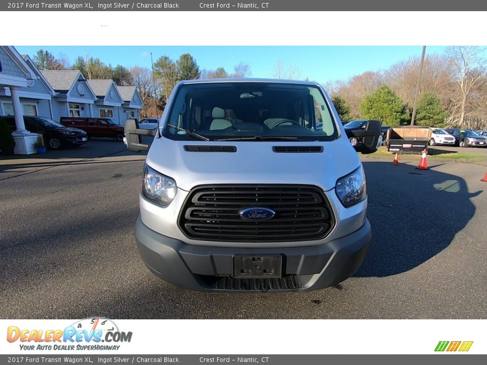 2017 Ford Transit Wagon XL Ingot Silver / Charcoal Black Photo #2