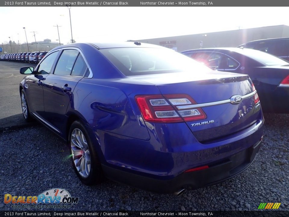 2013 Ford Taurus Limited Deep Impact Blue Metallic / Charcoal Black Photo #2