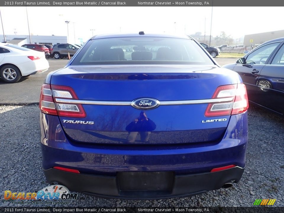 2013 Ford Taurus Limited Deep Impact Blue Metallic / Charcoal Black Photo #3