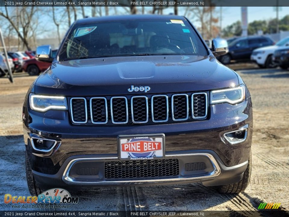 2021 Jeep Grand Cherokee Limited 4x4 Sangria Metallic / Black Photo #3