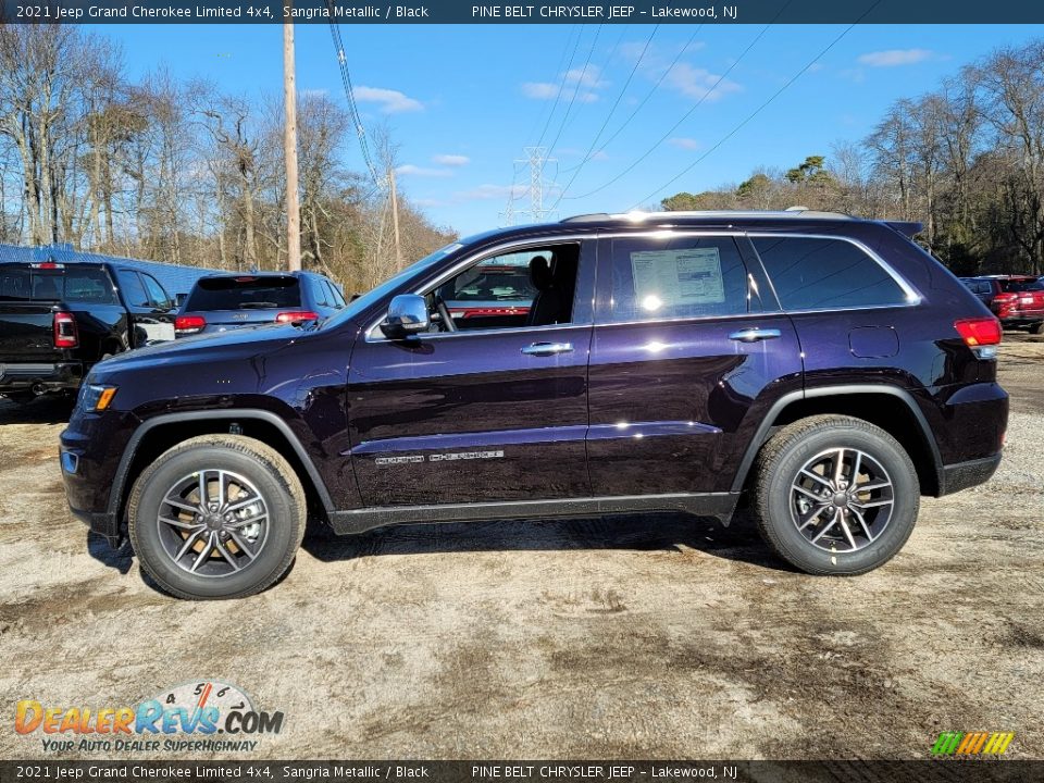 2021 Jeep Grand Cherokee Limited 4x4 Sangria Metallic / Black Photo #4