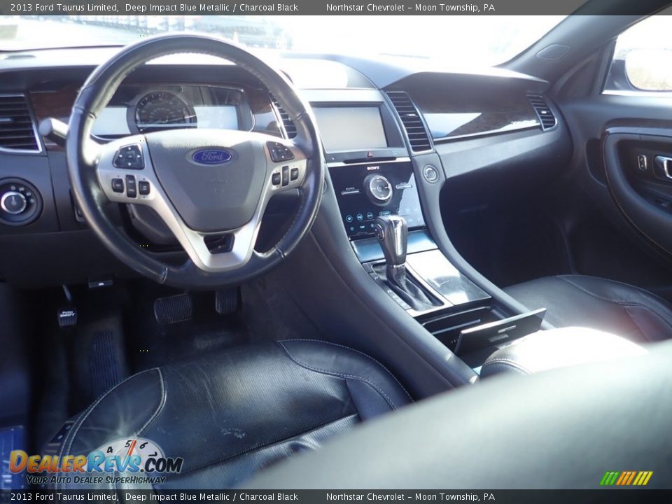 2013 Ford Taurus Limited Deep Impact Blue Metallic / Charcoal Black Photo #10