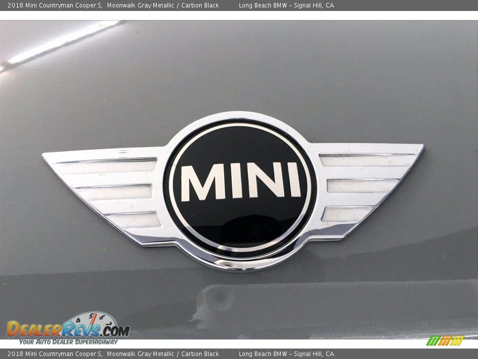 2018 Mini Countryman Cooper S Moonwalk Gray Metallic / Carbon Black Photo #33