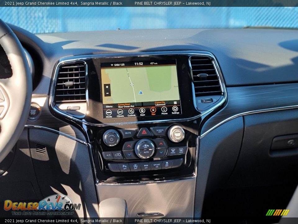 2021 Jeep Grand Cherokee Limited 4x4 Sangria Metallic / Black Photo #10