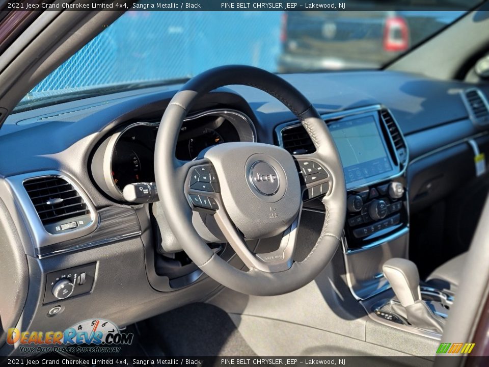 2021 Jeep Grand Cherokee Limited 4x4 Sangria Metallic / Black Photo #12