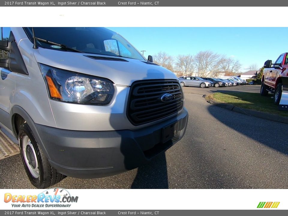 2017 Ford Transit Wagon XL Ingot Silver / Charcoal Black Photo #25