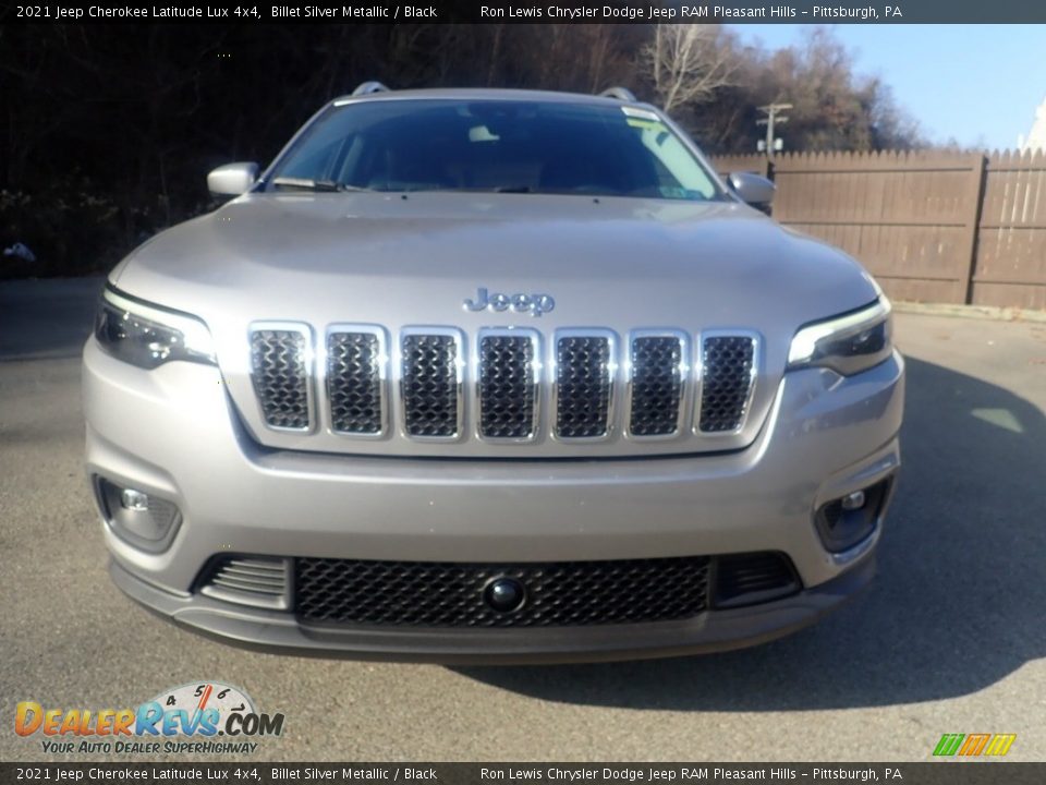 2021 Jeep Cherokee Latitude Lux 4x4 Billet Silver Metallic / Black Photo #2