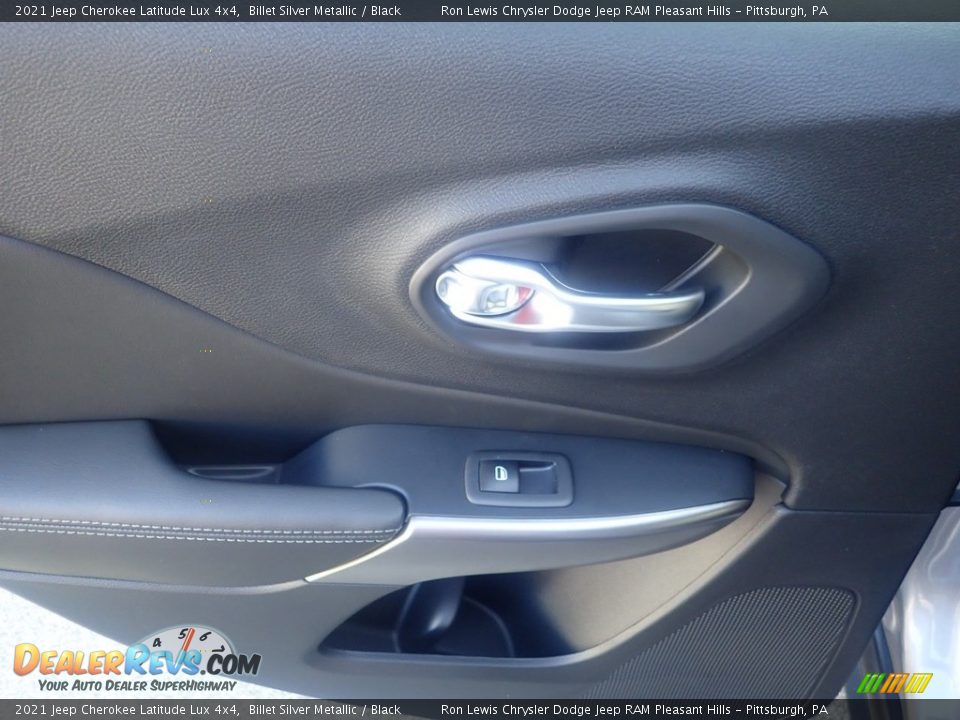 2021 Jeep Cherokee Latitude Lux 4x4 Billet Silver Metallic / Black Photo #13