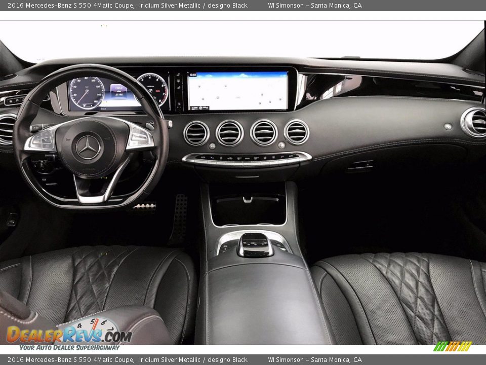 2016 Mercedes-Benz S 550 4Matic Coupe Iridium Silver Metallic / designo Black Photo #15