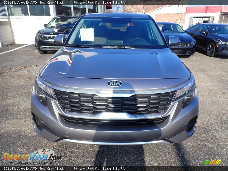 2021 Kia Seltos LX AWD Steel Gray / Black Photo #4